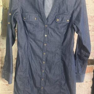 Express Blue Denim Mini Dress